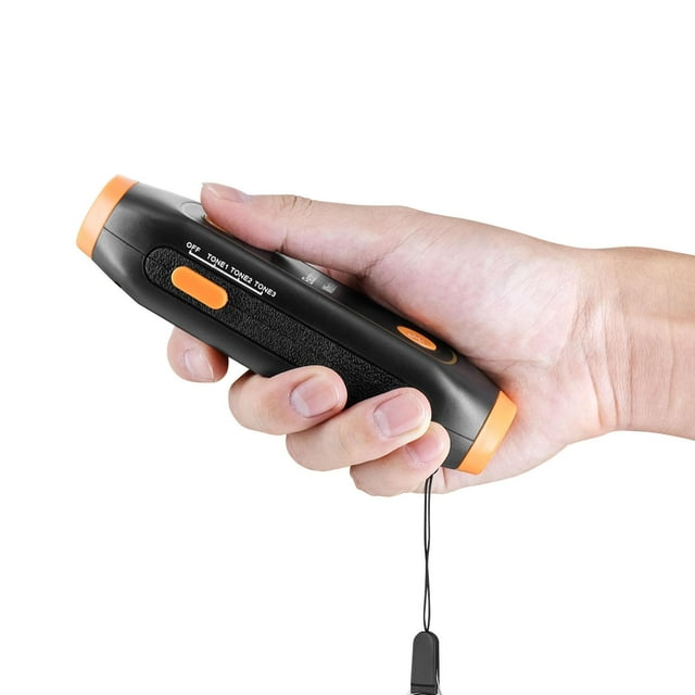 Sifflet Électronique avec Lanière Sifflet Électrique Portatif pour Basketball Extérieur Orange
