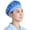 Blue, variant on Ventilated Cap Designed for Lab and Kitchen Staff Elastic Fit Ensures Stability Lightweight Hat for Convenience