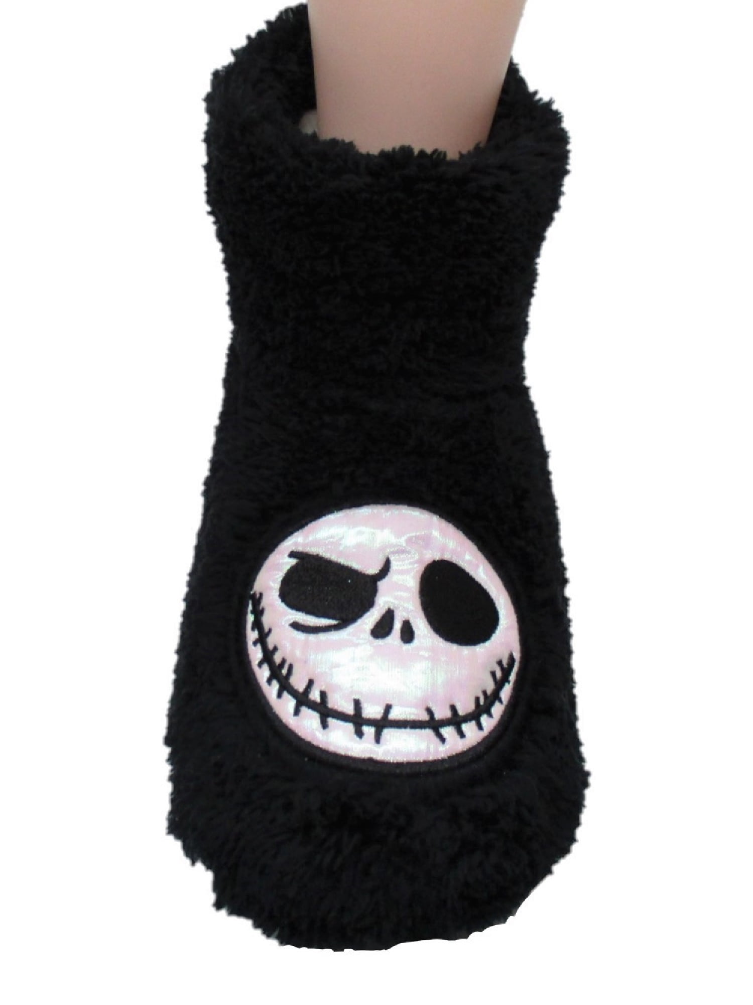 Disney Nightmare Before Christmas Womens Plush Bootie Slipper Socks, Sizes S/M-M/L