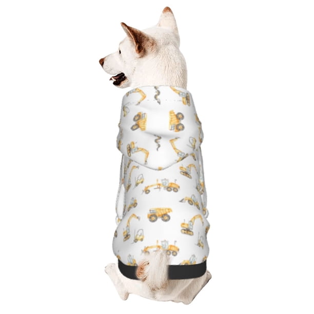 Balery Dump Truck Sudadera con Capucha para Perros Pequeños – Ropa para Mascotas, Disfraz para Perros y Gatos, Ideal para Fiestas y Cosplay-Medium