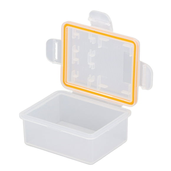 CAJA DE LA TARJETA DE ALMACENAMENTO DE LA BATERÍA DE LA CÁMARA, ANILLO DE SELDADO DE SILICONA ESTUCE DE ALMACENAMIENTO DE BATERÍA DE LA CAMARA RESTENTE 3 CIERRES DE SNAP