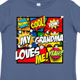 thumbnail image 4 of Inktastic My Grandma Loves Me Boys or Girls Toddler T-Shirt, 4 of 5
