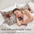 thumbnail image 5 of Vintage Farmhouse Body Pillow Covers 20"x60", Brown Country Star Berries Wooden Grain Soft Brushed Microfiber Breathable Throw Pillow Covers, Pillowcase with Zipper for Couch Sofa Bedroom Living Room, 5 of 9