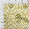 thumbnail image 2 of oneOone Georgette Viscose Lime Green Fabric Asian Ikat Sewing Fabric By The Yard Printed Diy Clothing Sewing Supplies 42 Inch Wide, 2 of 4