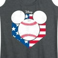 thumbnail image 3 of Disney - Americana - Mickey Baseball Flag Diamond - Women's Racerback Tank Top, 3 of 5