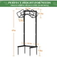 thumbnail image 6 of Ultra Stable Garden Hose Holder, Removable Hose Holder, Holds 160ft Freestanding Hose Storage Hanger for Outdoor Yard Lawn Farm, 6 of 6