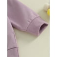 thumbnail image 6 of Bagilaanoe 2PCS Baby Clothing Sets Girls Casual Sweatsuits Toddler Letter Long Sleeve Sweatshirt Tops + Sweatpants 6M 12M 18M 24M 3T Kids Pants Set Fall Outfits, 6 of 9