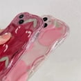 thumbnail image 5 of Pink Peach Cherry Cover For Samsung Galaxy A54 A34 A51 A53 A32 A52 A32 A73 S23 Ultra S20 FE S21 Plus Soft TPU Flower Wavy Case, 5 of 5