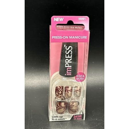 imPress Press-On Manicure 24 count 12 Sizes D060 Over the Moon