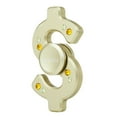 thumbnail image 2 of 24k Gold Plated Hanging Christmas Tree Dollar Sign Spinner Ornament w/ Matashi Crystals, 2 of 6