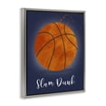thumbnail image 3 of Stupell Industries Game On Slam Dunk Gray Framed Floater Canvas Wall Art, design by Christine Simpson Art, 3 of 9