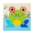 thumbnail image 1 of Children's Educational Puzzles Cartoon Animal and Traffic Shapes Wooden for Early Learning, 1 of 3