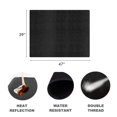 thumbnail image 2 of Floor Protection Mat Grill Protection Mat Grill Mat for Gas Grill Charcoal Grilling and Baking, 2 of 9