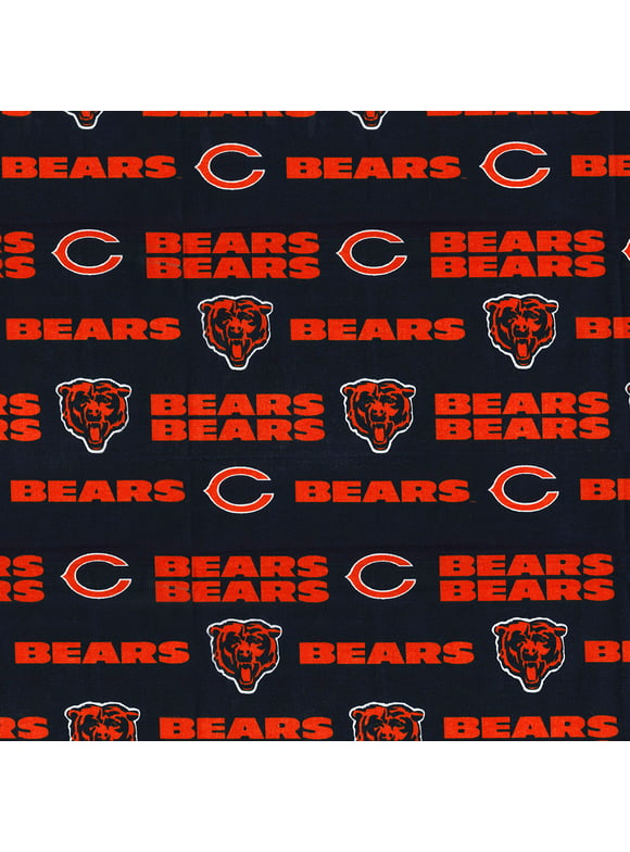 Chicago Bears Fabric in Arts Crafts & Sewing | Blue - Walmart.com