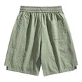 thumbnail image 3 of BLCHUNen Athletic Shorts Mens Quick Drying Breathable Stretch Drawstring with Pockets for Gym Running, 3 of 3