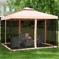 thumbnail image 2 of 10x10 2-Tier Vented Gazebo with Mosquito Netting: Durable, Stylish, and Easy Assembly, 2 of 3