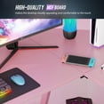 thumbnail image 4 of FDW L Shaped Desk Corner Gaming Desk with Large Desktop Studying Working Desk, Pink, 4 of 7