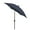 Bronze Finish, variant on 7.5 Hex Home Patio Umbrella 6 Rib Crank White with Black spun acrylic canopy
