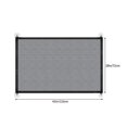 thumbnail image 3 of Dog Barriers, Magic Gate, Wide Stretch Folding Mesh Pet Gate for Stairs (110*76cm), 3 of 5