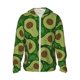 thumbnail image 1 of Balery Big Colorful Avocados Sudadera ligera de manga larga con capucha y protección solar UPF 50+ para hombre y mujer, ideal para pesca y running-Medium, 1 of 7