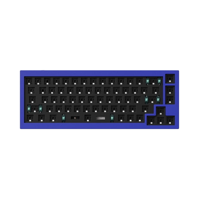 Teclado mecánico Keychron Q2 Barebone 65% con cable, azul
