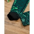 thumbnail image 5 of iiniim Girls Boys Mermaid Leggings Shiny Metallic Fish Scale Skinny Tights Yoga Dance Pants 2-12 A Green 11-12, 5 of 7