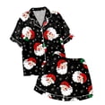thumbnail image 4 of WEAIXIMIUNG Ensemble de Pyjama Décontracté pour Enfants Imprimé Col Boutonné Manches Courtes Shorts 8-9 Ans, 4 of 4