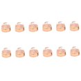 thumbnail image 4 of OULII 12Pcs Safety Earring Backs for Studs Rose Gold Bun Shaped Replacement, 4 of 8