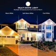 thumbnail image 4 of Luces exteriores inteligentes Monster Smart de 30 m, 72 LED RGB+WW con control por app, 4 of 9