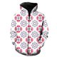 thumbnail image 1 of Sudadera con capucha de estilo étnico exótico retro para hombre, con cremallera, manga larga, estampado 3D, divertida, informal, estilo hip hop, unisex., 1 of 6
