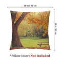 thumbnail image 4 of nygtbtfer Pillow Covers Decorative Square Orange Branch Red Fall Scenery Scenic Autumn Nature Sunny Parks Outdoor Vibrant Pillowcase Soft for Sofa Bedroom Car 22x22in, 4 of 7