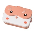 thumbnail image 1 of Fiambrera Bento Portátil 4 Compartimentos Multi Uso Microondas Para Picnic Oficina Naranja SM SunniMix Contenedor de almuerzo, 1 of 8