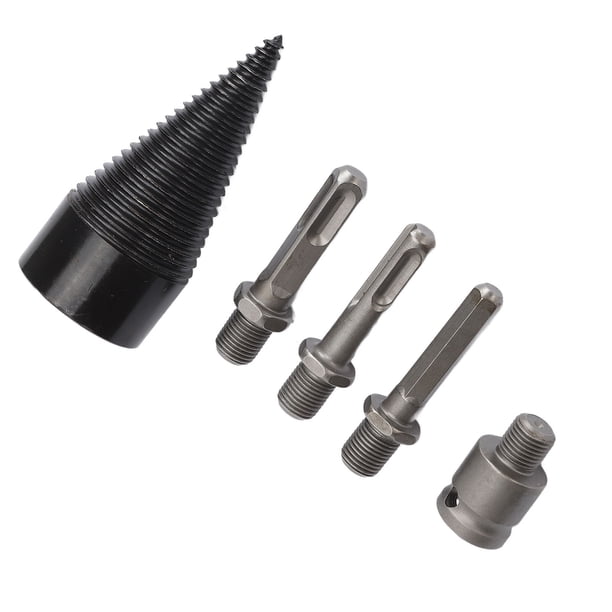 Leña Tronco Divisor De Taladro De De Bits De Acero De Servicio Pesado Con Recubrimiento De Titanio Para Roble Nal De Nogal Casa Al Aire Libre Para Acampar Al Aire Libre