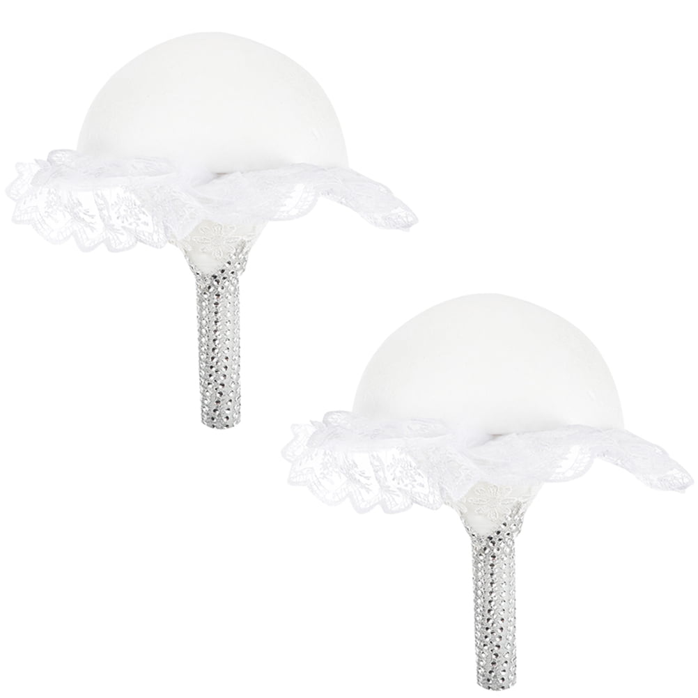 2pcs Bride Flower Bouquet Holder Wedding Bridal Bouquet Holder Foams