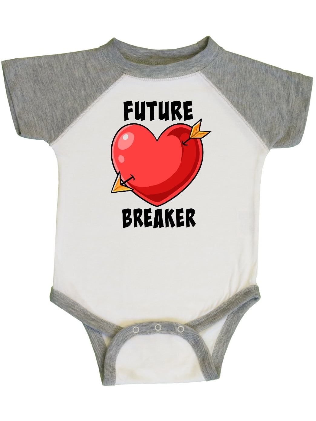 Inktastic  future heart breaker valentine heart with arrow infant