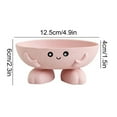 thumbnail image 6 of Danhjin Ceramic Soap Tray, Modern Soap Dishes for Bathroom Sink and Shower, Antislip Soap Holders for Bars and Liquid Soap, Easy Clean Soap Tray for Kitchen, Bathroom, and Shower Decor, 6 of 9