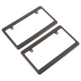 thumbnail image 4 of License Plate Frame, License Tag Holder Slim Edge 2PCS Pre Hole  For Car, 4 of 8