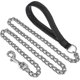 thumbnail image 1 of Correa de cadena para perro Foohvr a prueba de masticación metal resistente 4 pies 6 pies, 1 of 4