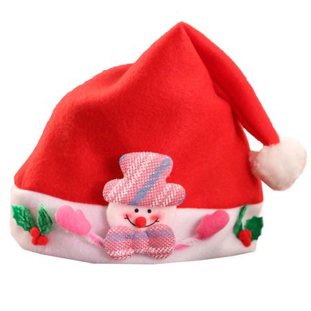 Christmas Hats For Kids AkoaDa Christmas Hat, Santa Hat, Xmas Holiday Hat for Kids, Comfort Christmas Hats ()