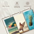 thumbnail image 6 of Elephant Stock Summer Vibes Wall Art - Horizontal Multi Panel Canvas - Living Room Wall Decor - Nature Multi Panel - Yellow And Beige Decor - 38" x 24", 6 of 8