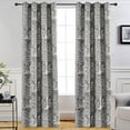 thumbnail image 6 of DriftAway Anna Window Curtains 100 Percent Cotton Tree Branches Botanical Print 2 Grommet Panels, 52" x 96", Gray, 6 of 6