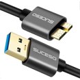thumbnail image 1 of Hard Drive Cable 0.5m Usb 3.0 A To Micro B 5gbps Compatible With Portable External Hard Drive, My Passport,wd Elements,seagate Expansion, Toshiba, Lac, 1 of 4