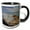 Black/White, variant on 3drose, View over Sugarloaf Mountain in Guanabara Bay, Rio De Janeiro, 11oz Two-tone Black Mug