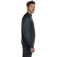 thumbnail image 3 of Hanes Men's and Big Men's Nano Premium Soft Lightweight Fleece Sweatshirt, Up to Size 3XL, 3 of 3