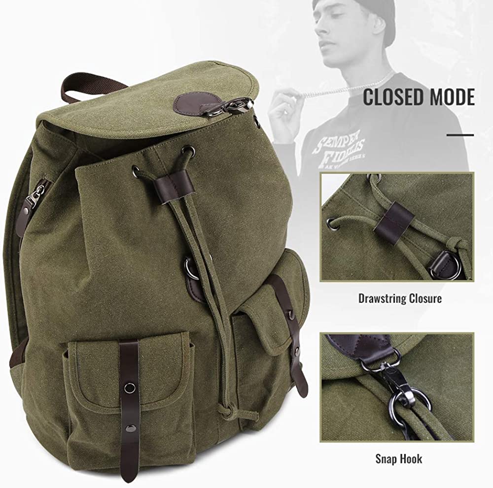 large canvas backpack