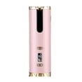 thumbnail image 5 of Rizador y plancha de pelo 2 en 1, rizador automático, temperatura ajustable, recargable por USB, rosa., 5 of 5