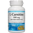 thumbnail image 1 of Suplemento Natural Factors L-Carnitina 500 mg 60 cápsulas, 1 of 2