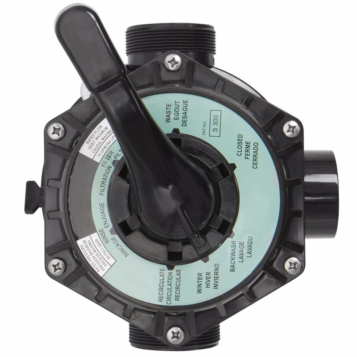 XtremepowerUS 24" Sand Filter Pump, Xtremepower Pool Pump for In-Ground & Above Ground Pools, 7-Way Valve
