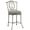 Gray, variant on Ember Interiors Emerson Upholstered Metal Vanity Stool, Pewter