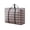 A001- Black, variant on Storage Bag, Red Plaid Foldable with Zipper, Extra Large XL Size 31.5 x 21.7 x 9.1 Inch, 1 Pack, Heavy Duty Storage Tote for Clothes Bedding Moving House Camping Closet Organization